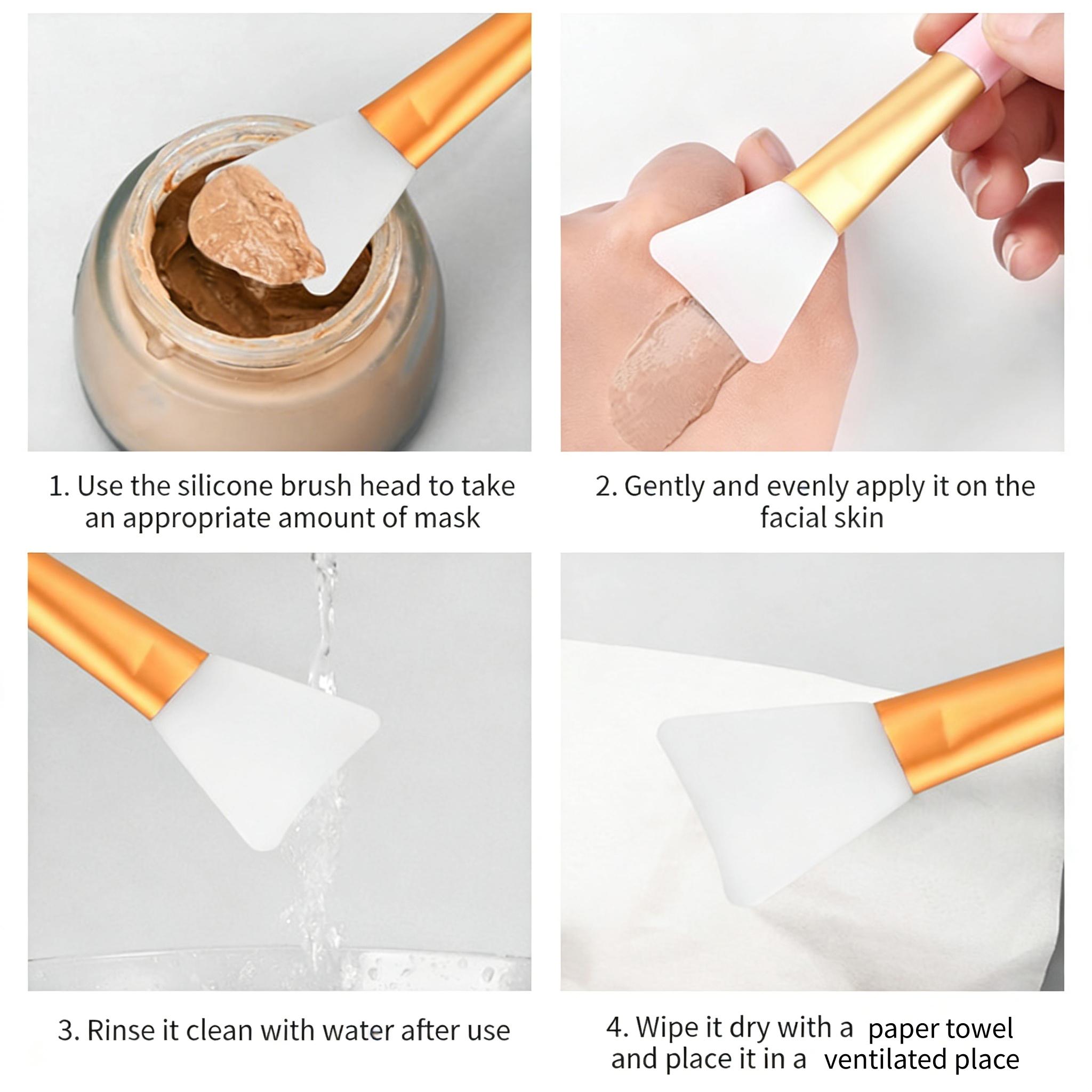 High-Quality Silicone Brush for Face Masks, Large Body Oil Brush, Soft Mask Brush, DIY Makeup Remover, Beauty Therapy Tool