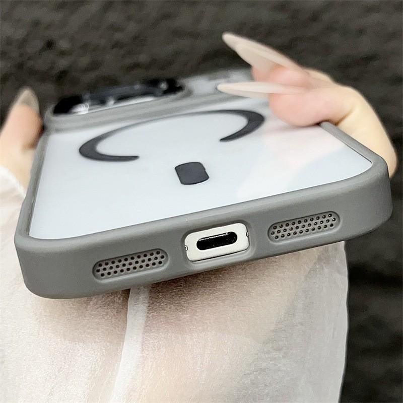 Newly Upgraded iPhone 17 Pro Max Magnetic Case | Ergonomic Anti-Slip Comfort Grip | Protective Anti-Scratch New Magnetic Icon Process | Magsafe with Lens Cover | Hidden Metal Stand | Shockproof & Drop Resistant | Elegant Phone-Mate Gift Casing Accessories