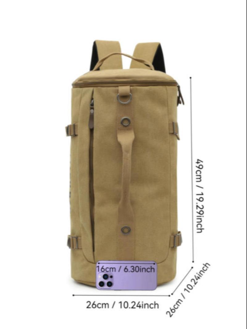 Unisex Casual Large Capacity Sports Travel Backpack, Trendy Retro Backpack, Fashionable Backpack for Daily Use & Outdoor Adventure, Durable Outdoor Rucksack Unisex Casual Large Capacity Sports Travel Backpack, Trendy Retro Backpack, Fashionable Backpack for Daily Use & Outdoor Adventure, Durable Outdoor Rucksack