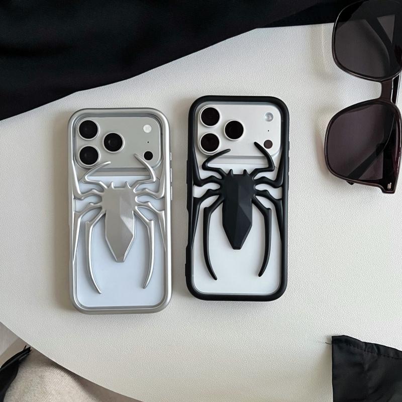 Hollow Spider Matte Matte Suitable for iPhone 17/16/15/14 Soft Case