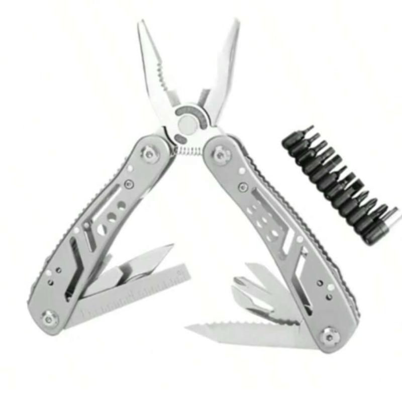 Multi-Function Car Repair Tool Set with Multiple Bits & Oxford Bag, Portable High-Quality Metal Pliers for Home & Outdoor Use, Portable Hand Tools Multi Tool Kit Outdoor Multifunctional Tools