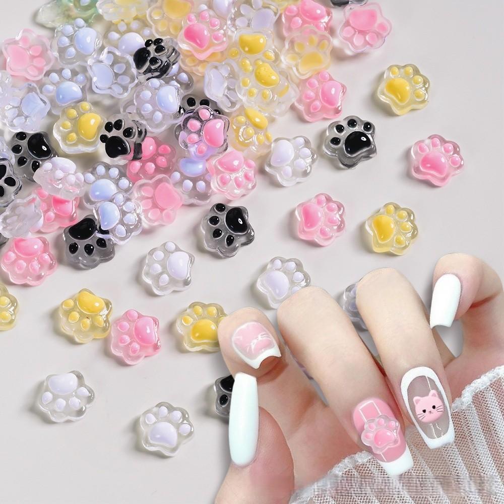 Light Blue Nail Charm Set - Pearl Starfish Shell Nail Pressing DIY Accessory Kit, Ocean Mermaid Style Acrylic Fake Tips, Perfect for Halloween, Christmas, New Year Party Nail Decoration