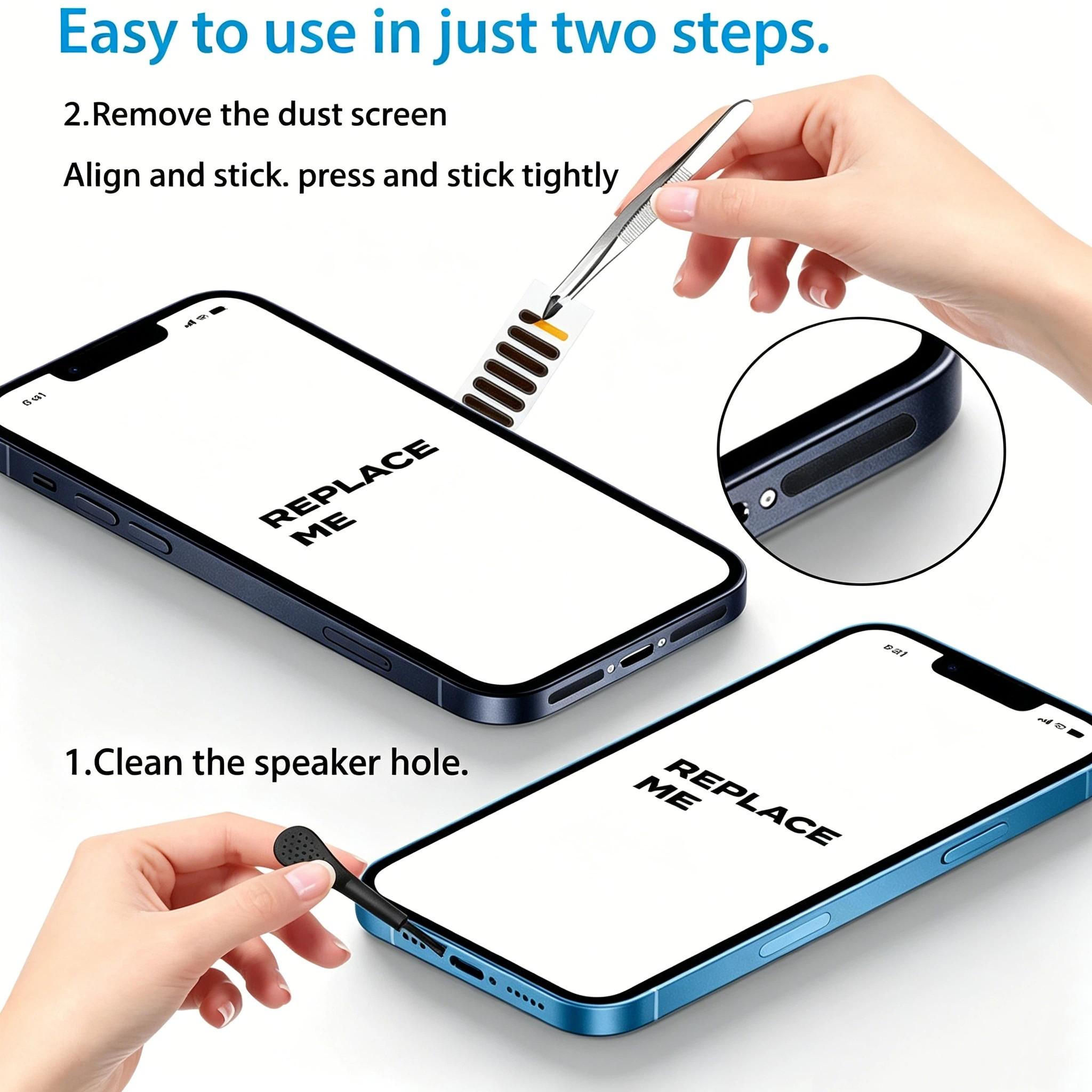 Dust Proof Phone Speaker Protector, Universal Durable Smartphone Charging Port Guard, Dust Screen Sticker, Mobile Accessories, Anti-Dust