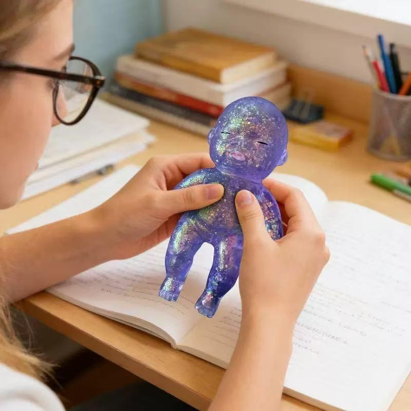 Slow Bounce Stress Relief Ball Toy, Soft Tpr Sensory Decompression Ball, Party Gift, Summer Sensory Relaxation Toy