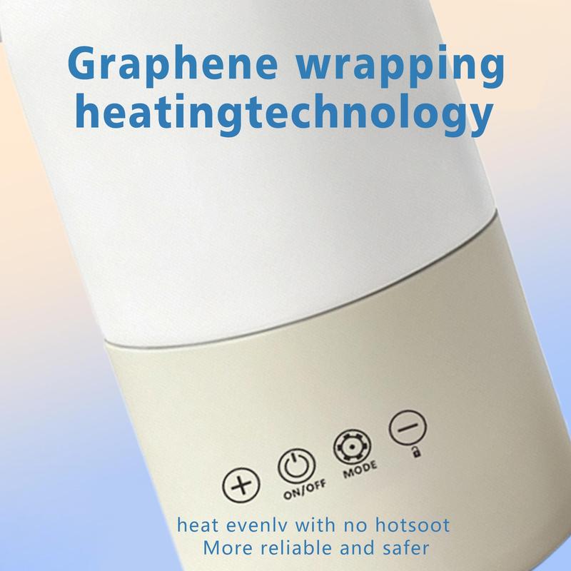 New Portable Baby Bottle Warmer for Breastmilk, USB Rechargeable Travel Milk Heater, Convenient Infant Feeding Accessory