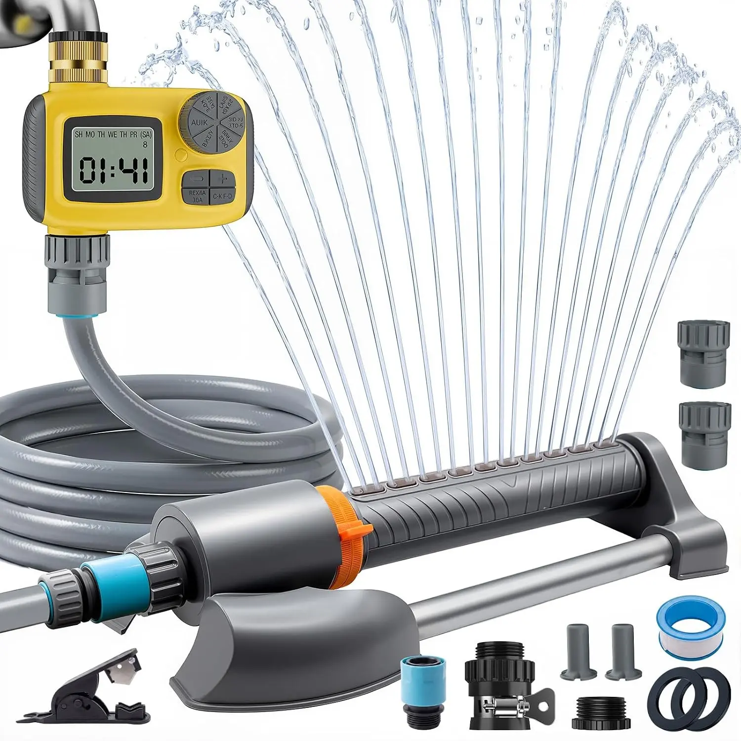 Automatic Sprinkler System with Smart Timer for Yard