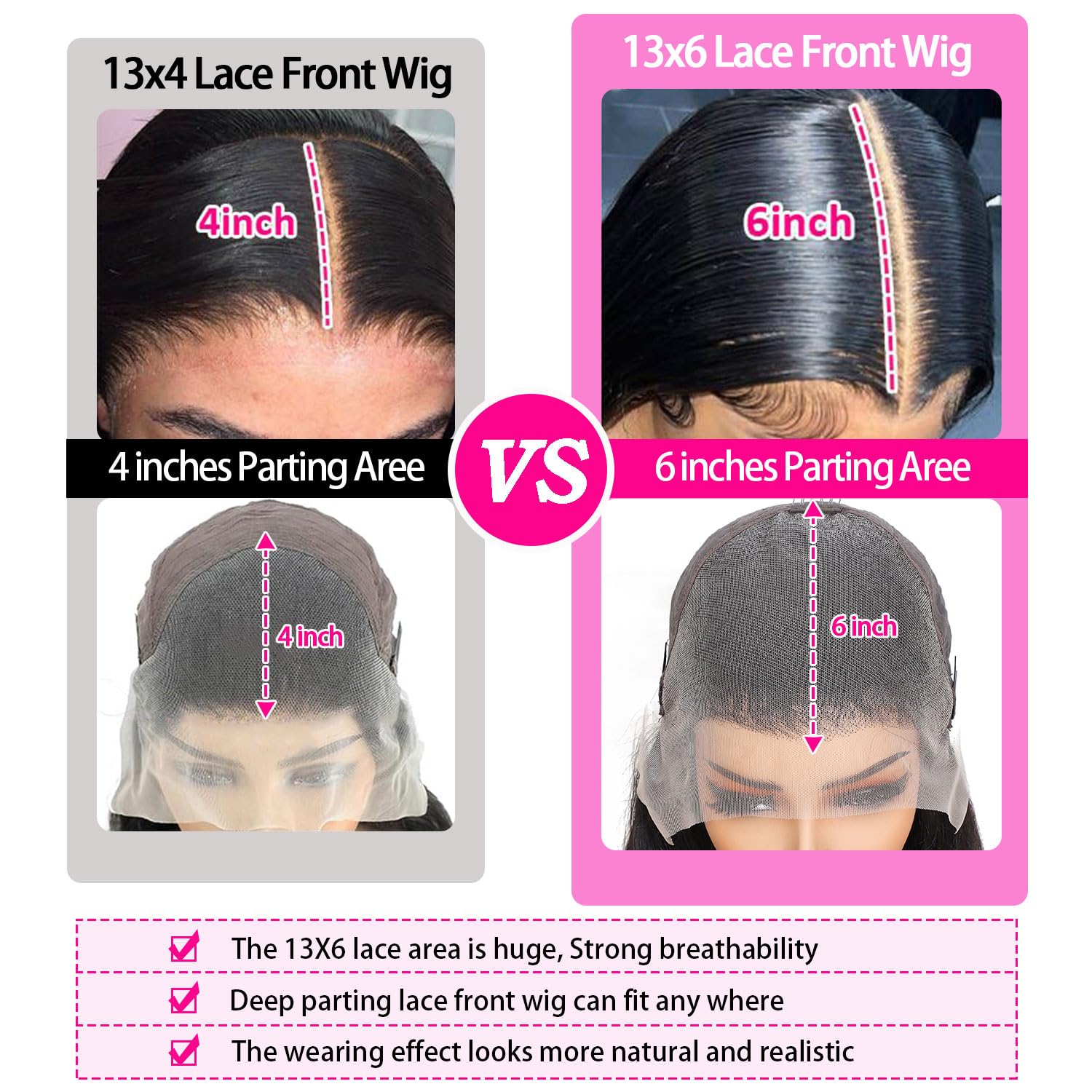 #4 Ginger Brown Straight Lace Front Wig Human Hair Dark Brown 13X6 HD Lace Frontal Wigs 200% Density Colorful Human Hair Wigs For Women Pre Plucked Hairline