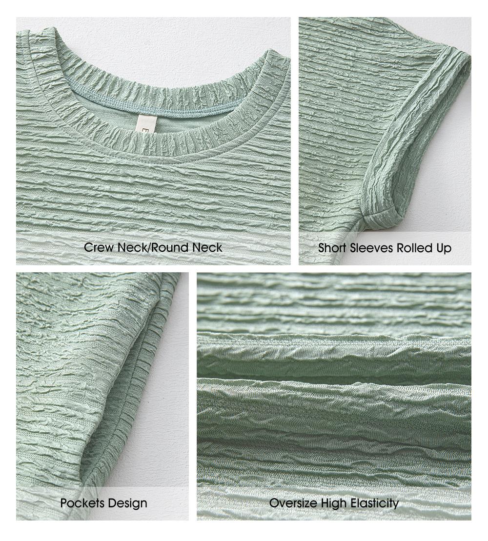 EVALESS Women's Casual Loose Mini Dress 2026 Crewneck Lightweight Batwing Shortsleeve Stretchy Slim Comfortable Summer Outfits for Beach & Everyday Wear EVALESS Women's Casual Loose Mini Dress 2026 Crewneck Lightweight Batwing Shortsleeve Stretchy Slim Comfortable Summer Outfits for Beach & Everyday Wear