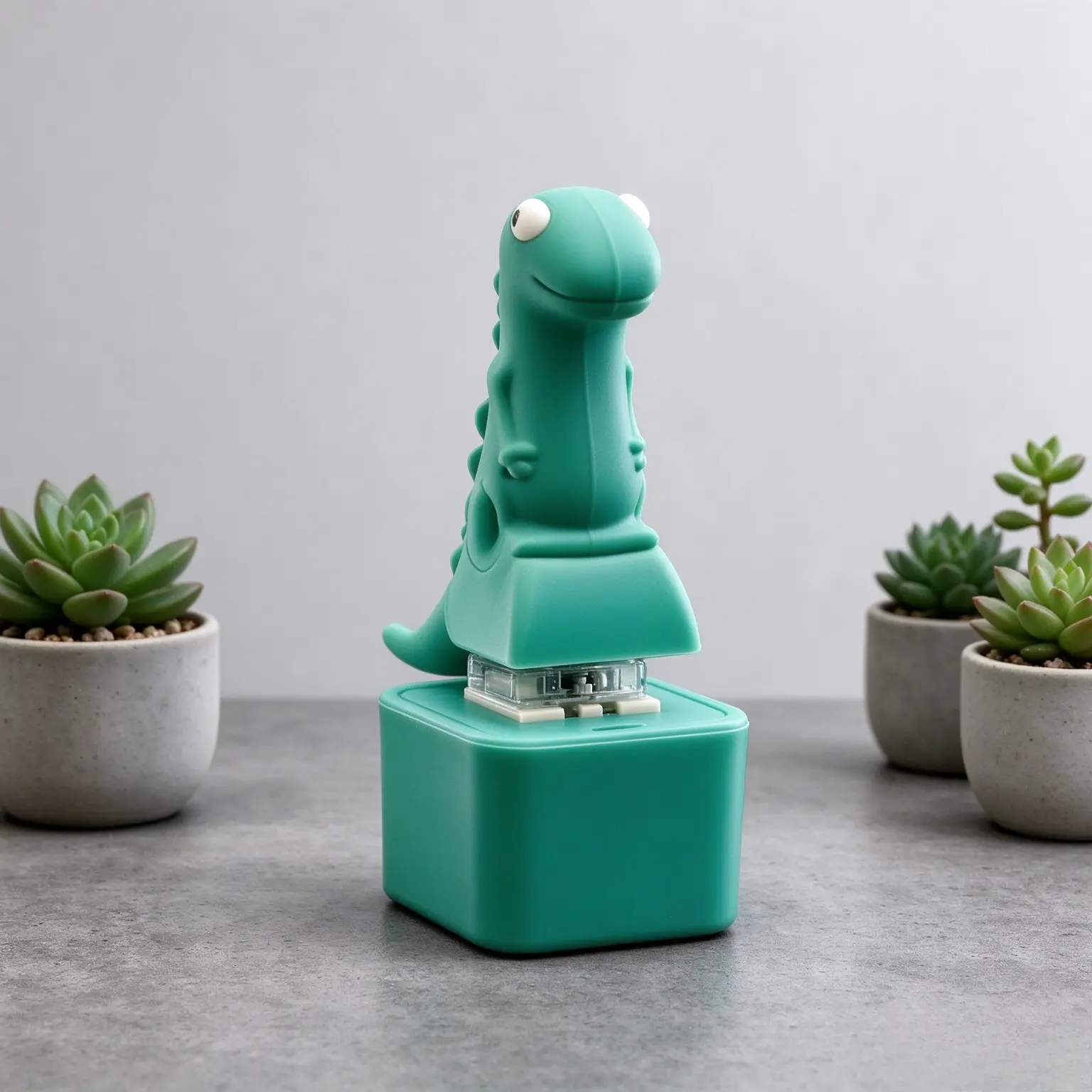Cute Lizard Resin Button Clicker Fidget Keychain, EDC Stress Relief Animal Fidget Toy with Realistic Click Sound, Everyday Fashion Accessory & Birthday Gift for Friends
