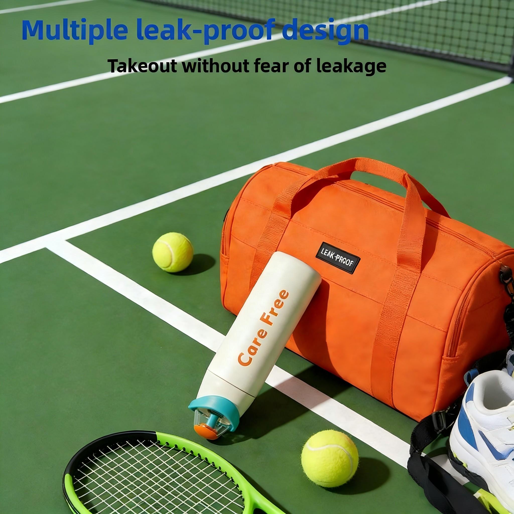 1 Pack 700ml Stylish Cute Stainless Steel Sports Water Bottle Vacuum Insulated Hot & Cold Retention Leakproof Portable Unisex for Young Sports People Home Outdoor Gym Travel Camping