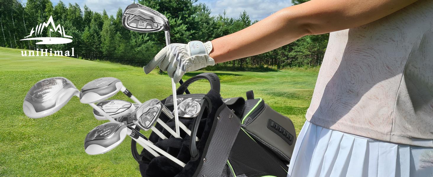 UNIHIMAL 14-Way Golf Cart Bag with Full Length Divider, Premium PU Leather Golf Bag with Plush Top, Magnetic Pocket and Rain Cover for Men UNIHIMAL 14-Way Golf Cart Bag with Full Length Divider, Premium PU Leather Golf Bag with Plush Top, Magnetic Pocket and Rain Cover for Men