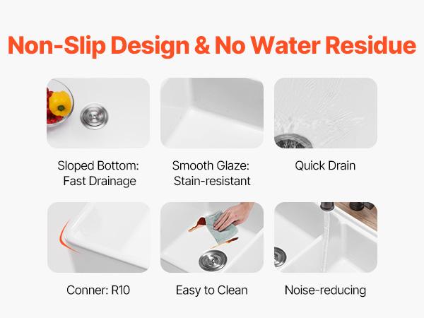 VEVOR 33x20 inch Farmhouse Sink, White Sink Workstation, Fireclay Undermount Basins, Apron Front Double Bowl Basin with Multiple Accessories, Large Capacity Household Dishwasher Sinks for Kitchen