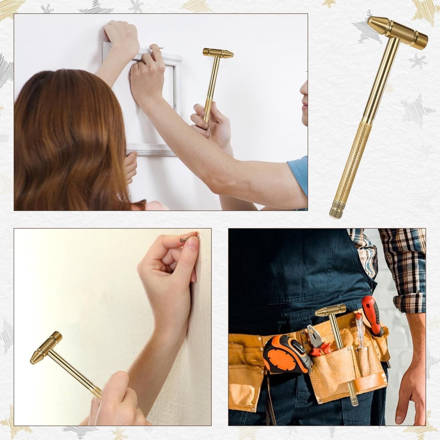 Mini Multi-Functional Hammer 6-In-1, Multitool Nut Hammer, Small Iron Hammer for Home Use, 5-In-1 Screwdriver Tool, Hand Tools, Hardware