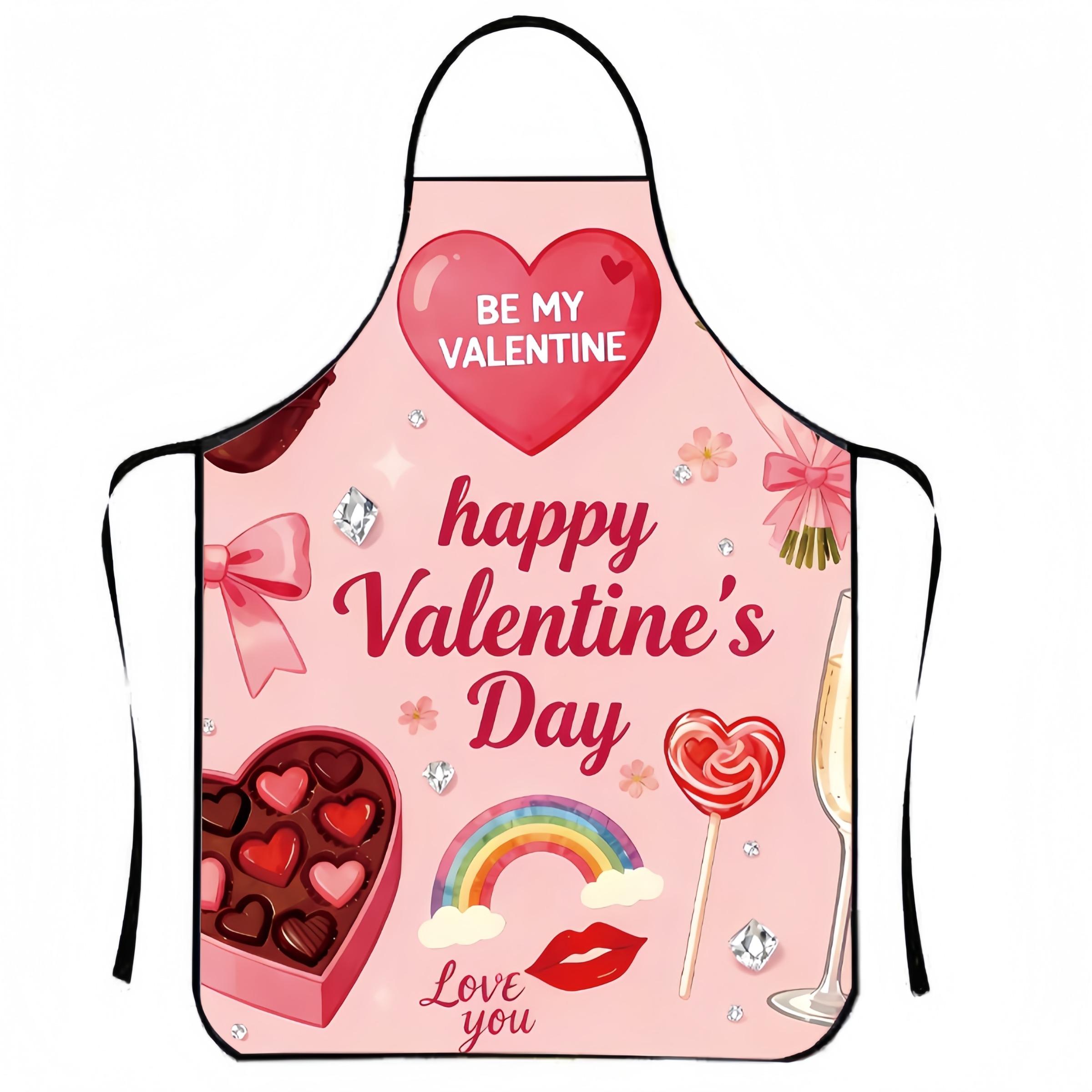 Floral Pattern Apron Set,2 Pcs Polyester Kitchen Apron for Cooking,Valentine's Day Gift,  Apron for Women,Mother's Day Gift,Nails Design Tool,Nail Tech,Nails Art,Nails First,Kitchen Accessory, Durable Apron, Elegant Apron, Flower