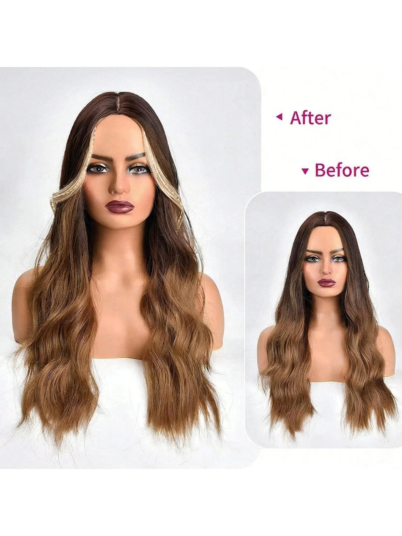 Dragon Whisker Bangs Synthetic Hair Clip, Slight Curl, Natural Face Shape, Suitable for Women, Daily Wear, Short Wigs, All Seasons