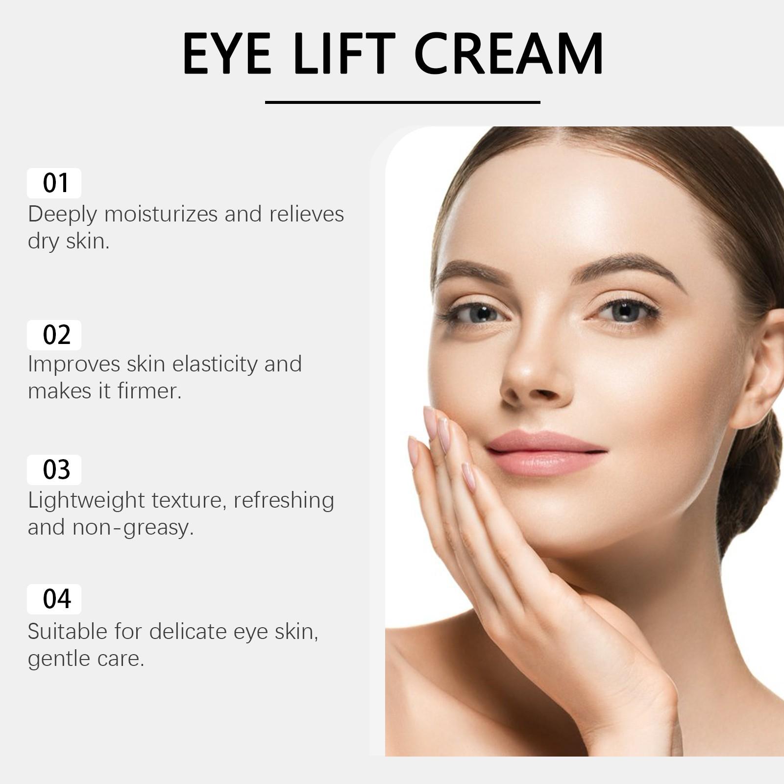 Nourishing Moisturizing Eye Cream, Smooths Fine Lines & Wrinkles, Daily Use for Radiant Eyes, Hydrating Formula for Soft Skin