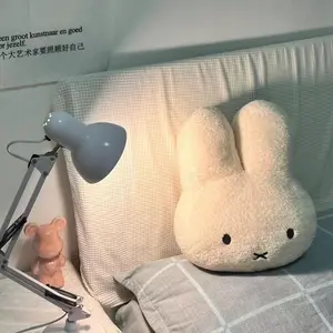 Miffy Black eyes Cute Doll Plush Toy Kawaii Bed Pillow soft comfortable Sofa Cushion Pillow Gift toys for Girl and Boy