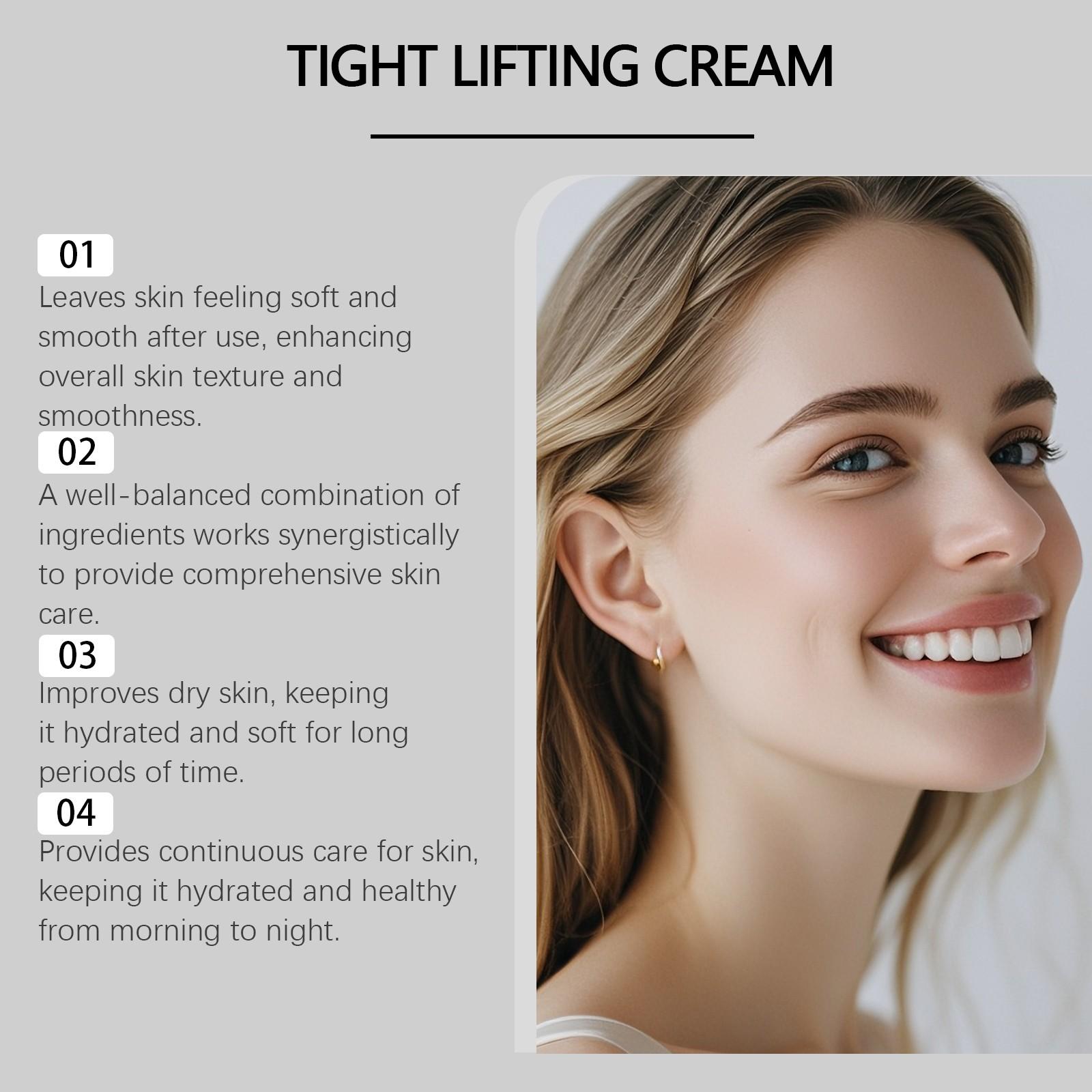 Tight Lifting Cream - Ergothioneine Firming Anti-Aging Hydrating Daily Facial Cream Moisturizer Anti Wrinkle Cream