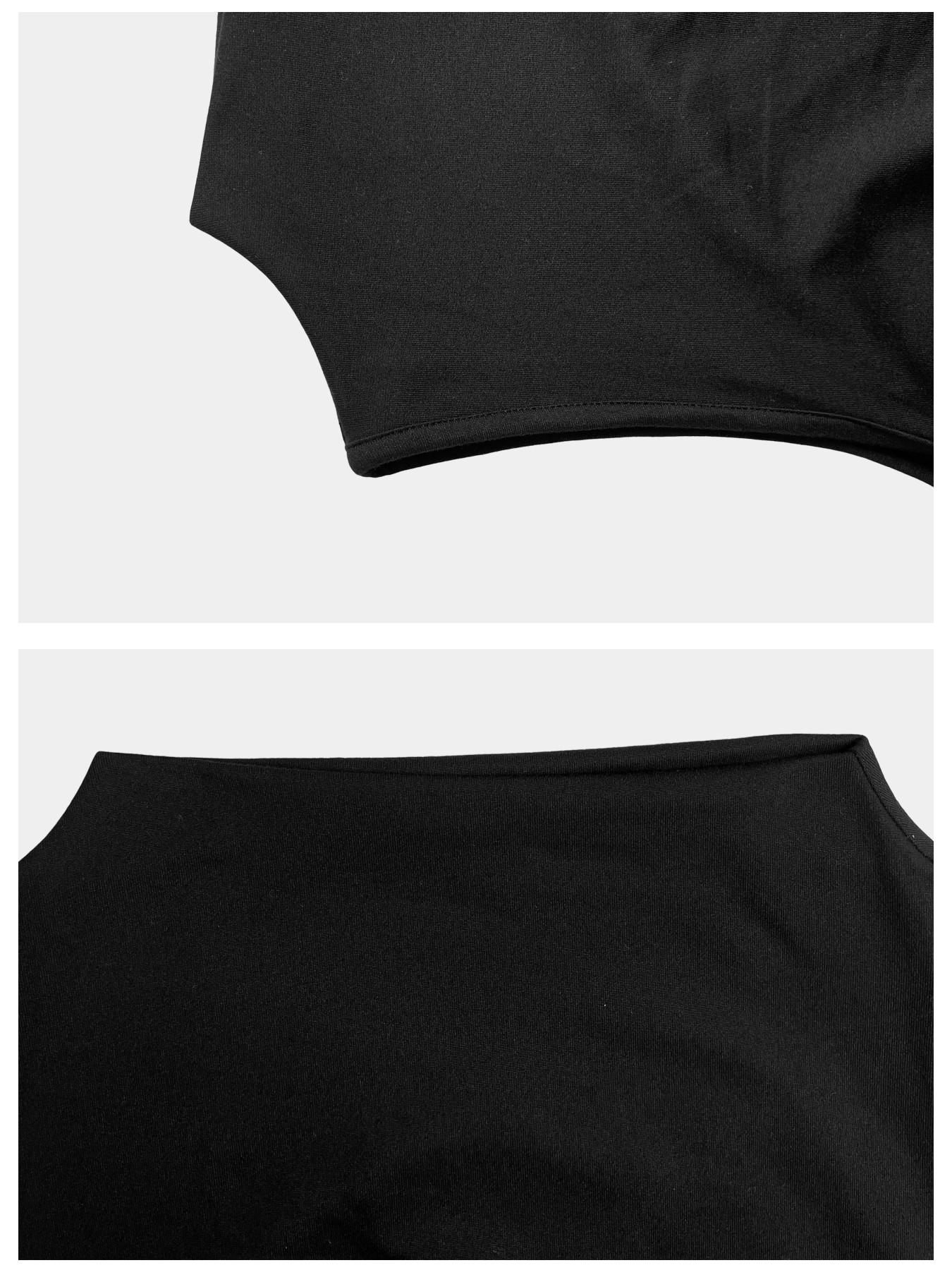 Women's Solid Color Sleeveless Mock Neck Cropped Tank Top, Asymmetrical Hem, Stretchy Fabric, Casual & Daily Wear,Multipack