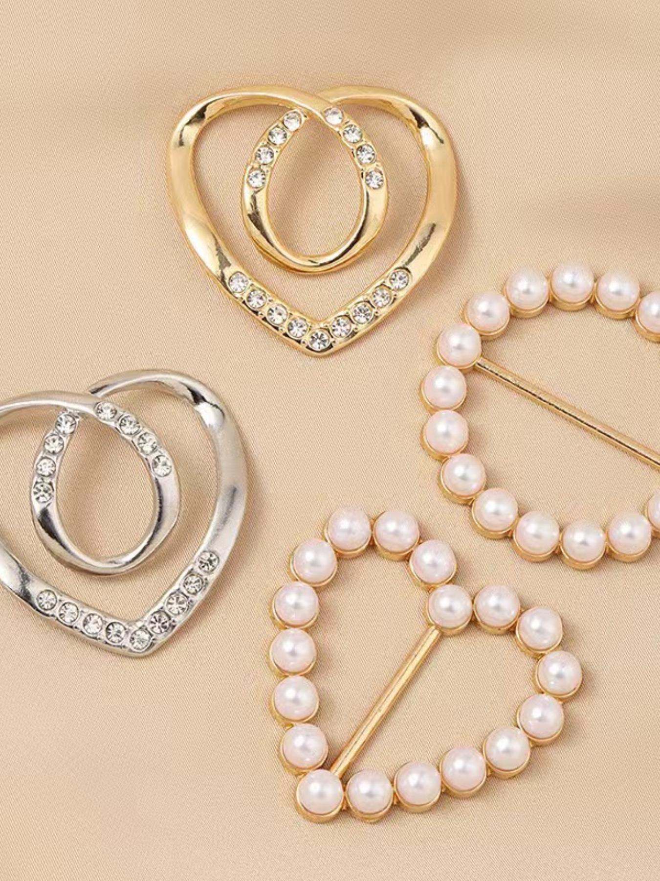 Pants Waist Adjuster for Too Big Jeans, Dress Tightener Clip Brooch, Anti-Exposure Cardigan Fastener Pin, No-Sew Waistband Reducer for Skirts Trousers, Christmas Thanksgiving Mother's Day Gift for Women