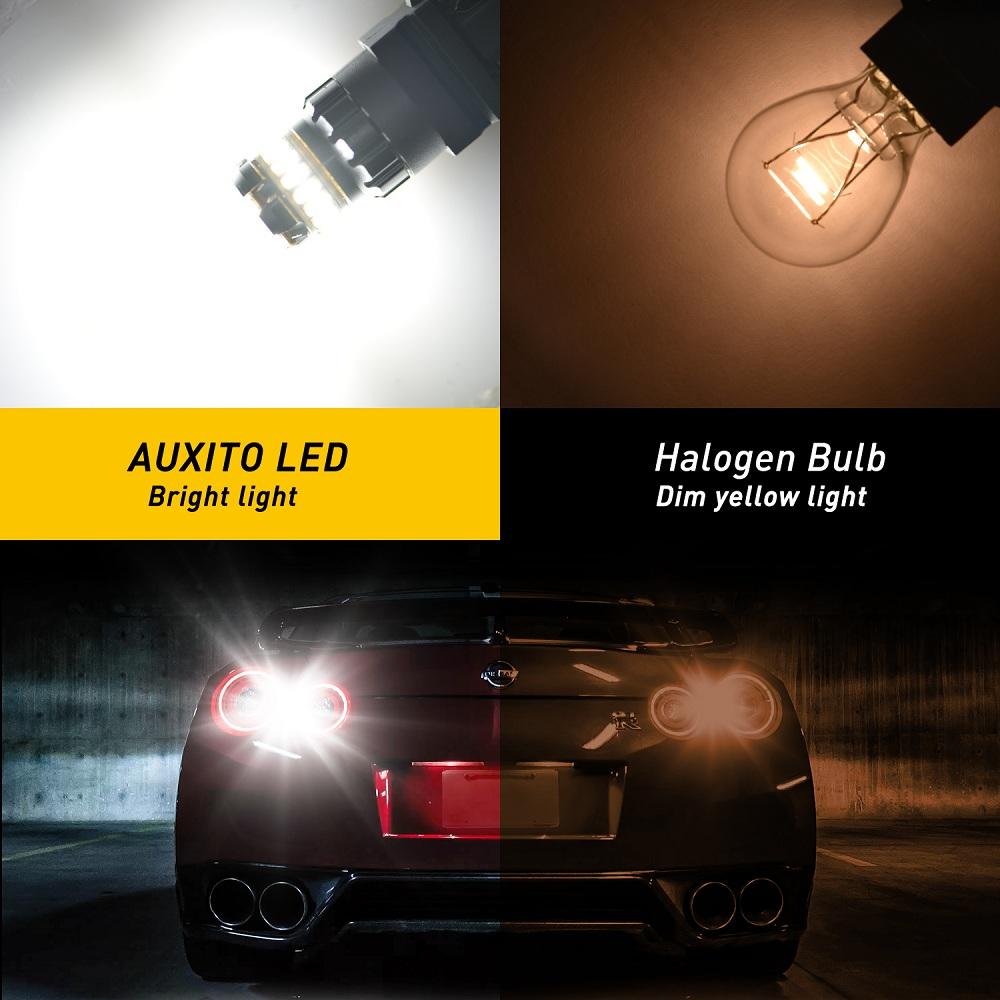 AUXITO LED Strobe Brake Lights Bulbs Red, Flashing Strobe Blinking LED Tail Light Bulbs for 7440/7443 T20 W21W 7441 7444 7443R,300% Brighter CANBUS ready plug and play LED stop blubs,T25 3156/3157 1157/2357 Tail Lights Brake Lights AUXITO LED Strobe Brake Lights Bulbs Red, Flashing Strobe Blinking LED Tail Light Bulbs for 7440/7443 T20 W21W 7441 7444 7443R,300% Brighter CANBUS ready plug and play LED stop blubs,T25 3156/3157 1157/2357 Tail Lights Brake Lights