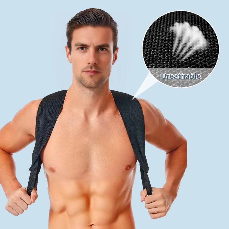 VKN Fitness Heavy Shoulder Straps, Open ShoulderAssist Straps, Bench Presses,ShoulderTraining Straps, Press Lifts,Chest Straight, Straight BackAssist Straps AdjustableBack Brace Adjustable Posture