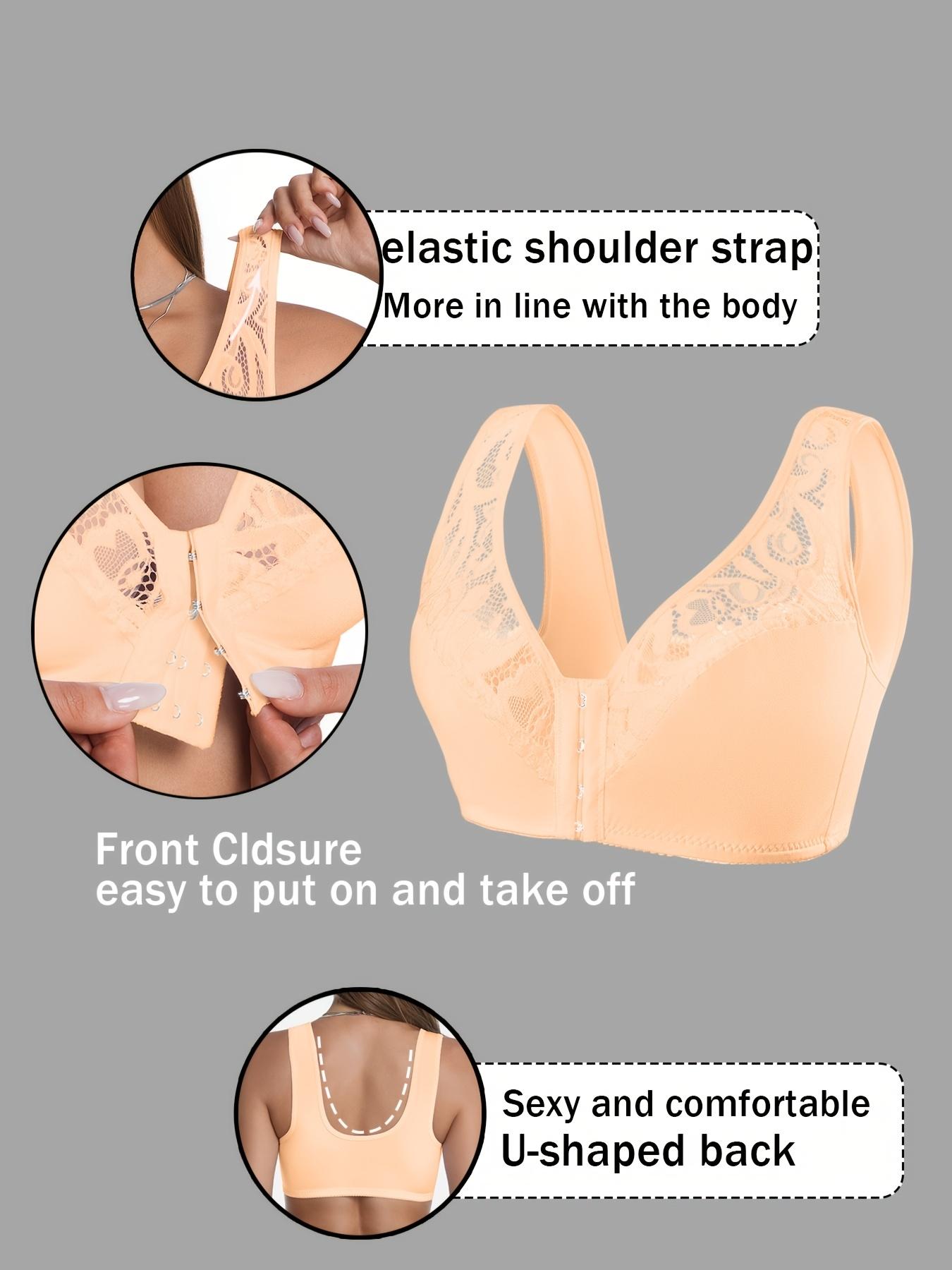 Women's Solid Color Wireless Bra, Soft Comfy Breathable Backless Bralette for Daily Wear, Women's Lingerie for All Seasons, Underwear