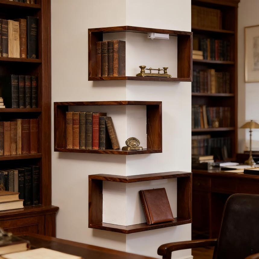 No Drilling LED Corner Shelf, Warm Light L-Shaped Display Rack, Ideal for Blind Box, Small Statues, and Aesthetic Room Decor