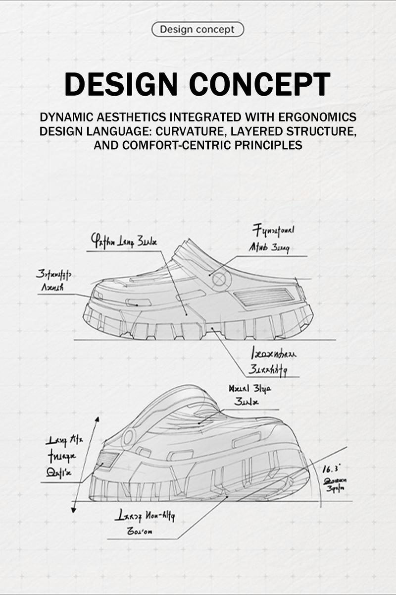 YASSIA Cloud Unisex Fashion Slippers, mechanical style EVA Non-slip Thick Bottom Beach Sandals, Casual Walking footwear
