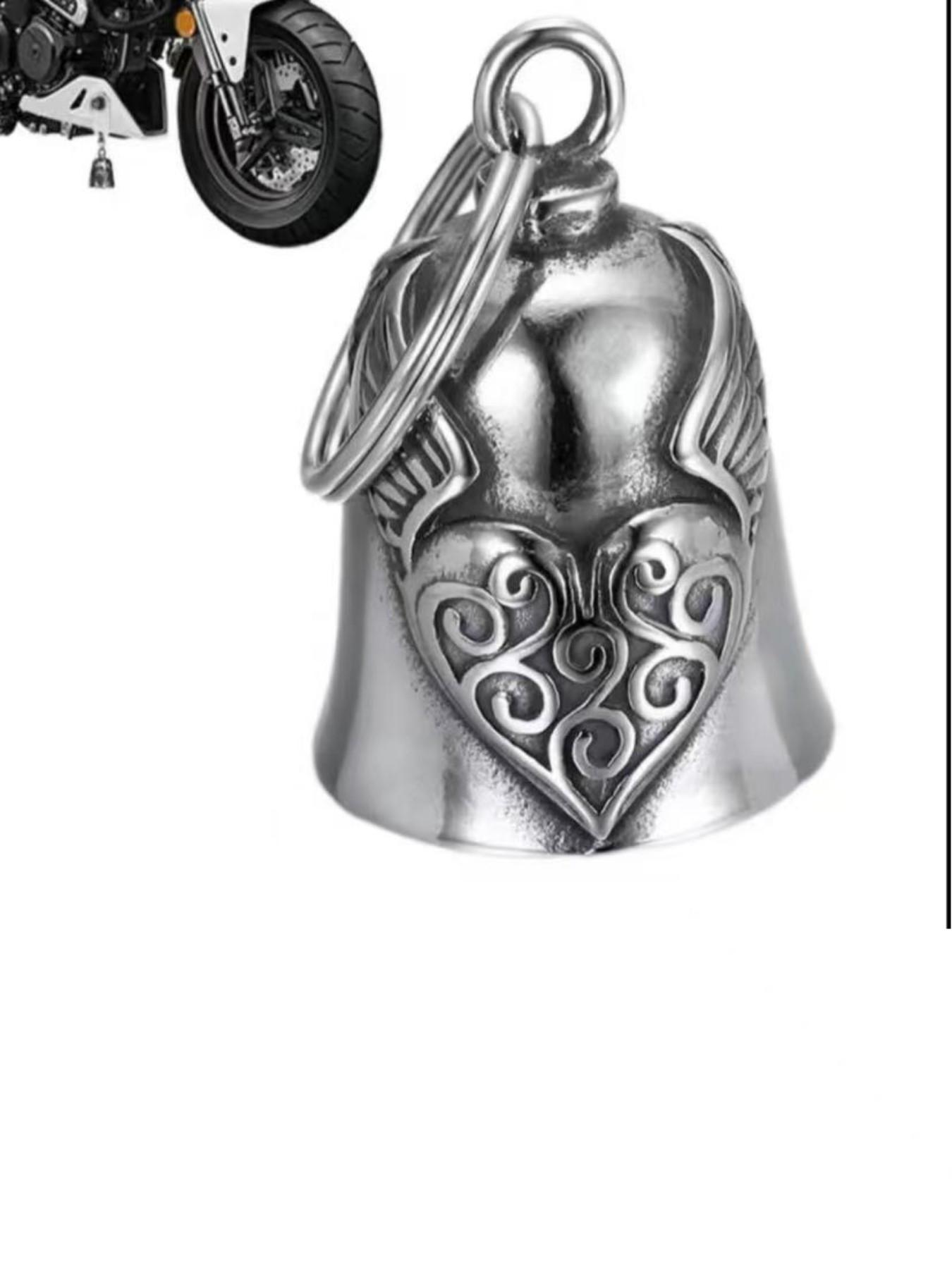 Heart Wings Bell, Christmas/halloween Bell, Motorcycle Bell/keychain, Unisex, Lucky Riding Bell, Motorcycle Accessories