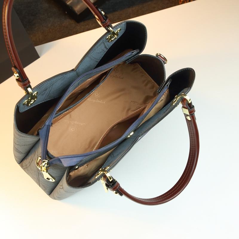 Elegant Vintage Patchwork Handbag, Large Capacity Commuter Tote Bag, Lightweight Luxury Mom Bag, Single Shoulder Crossbody Bag