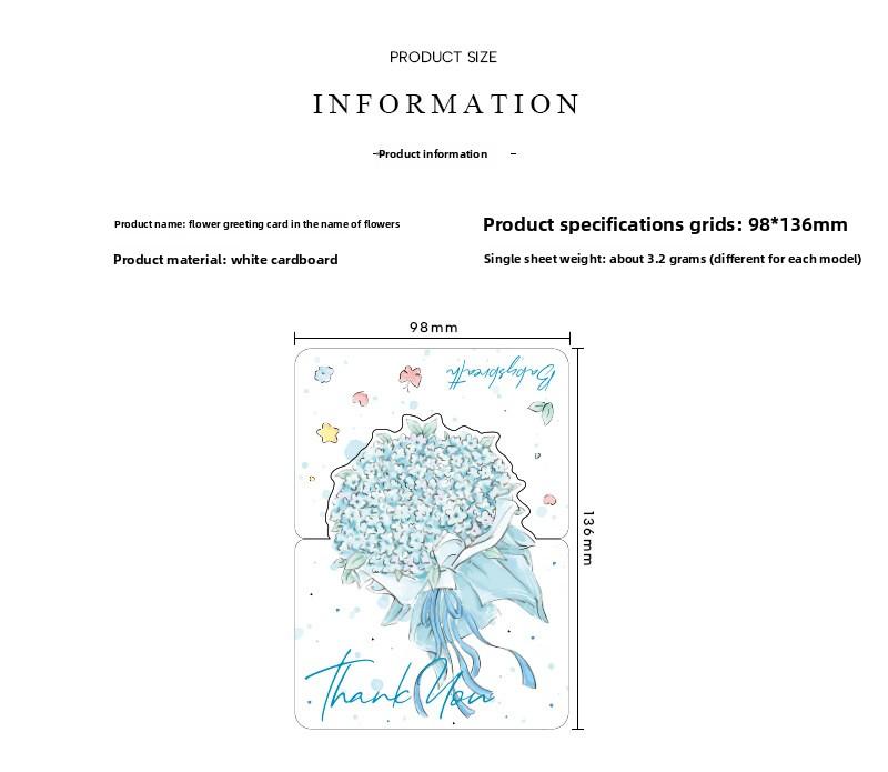 10 Pack Floral Greeting Cards - Mother's Day, Women's Day, Valentine's, Teacher's Day, Thanksgiving & Party All-Purpose Cards