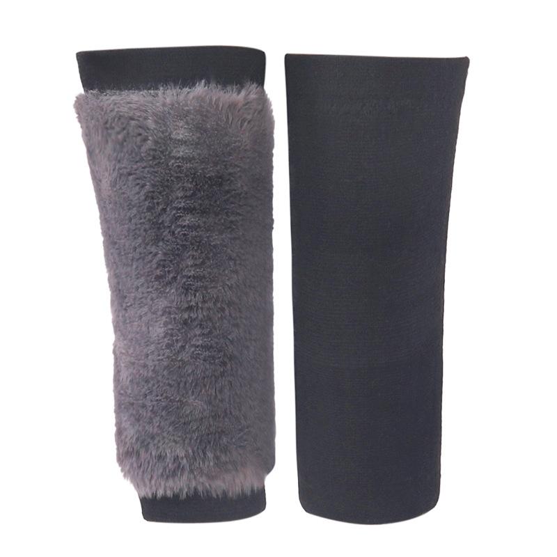 Ollas Winter Knee Warmers Knee Brace Sleeve Leg Warmer Wool Cashmere Thicken Knee Supports Knee Pads Legging Stocking Warm Thermal Ski Cycling Women Men  Knee Brace Sleeve for Joint Pain Arthritis 1 Pair