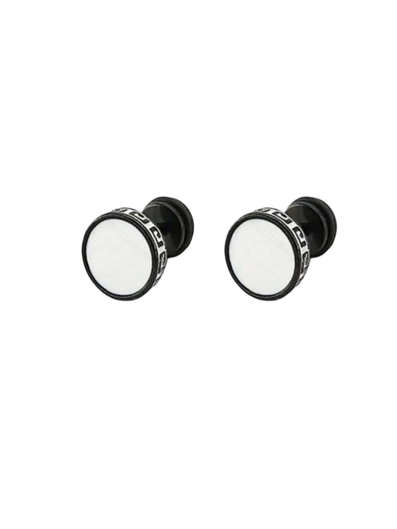 Unisex Stainless Steel Ear Studs, Universal Spiral Design, Suitable for Cartilage & Tragus Piercings, Daily Wear, Party Jewelry