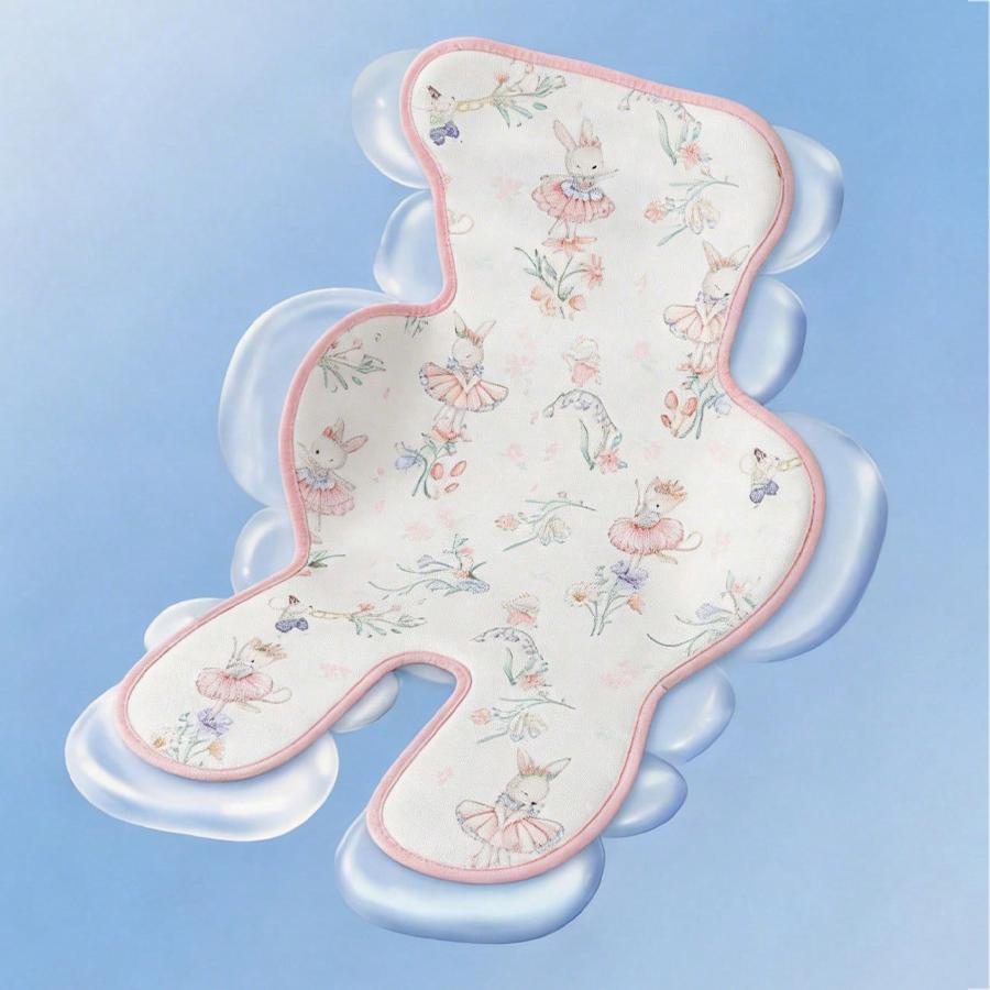 Baby Ice Silk Cooling Pad, Cute Print Cool Mat, Breathable Non-Stuffy ...