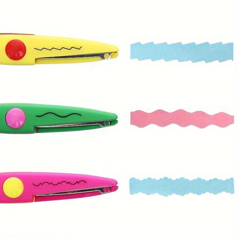 Colorful Scissors Set, 6 Counts/set DIY Scrapbooking Scissors, Student Interesting Trimming Scissors for School Supplies, Cutting Supplies, Gift for Kids