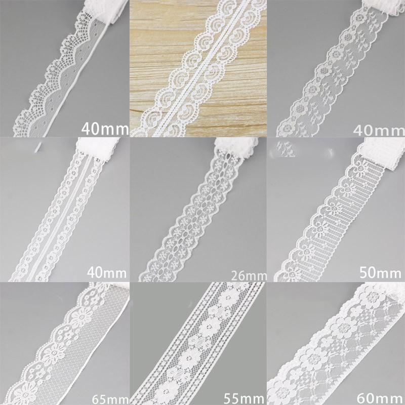 4.5m Lace Trim Roll, Multiple Styles, Ideal for Crafts and Decor, Sewing Accessories, Perfect for DIY Projects, Tablecloths, Curtains