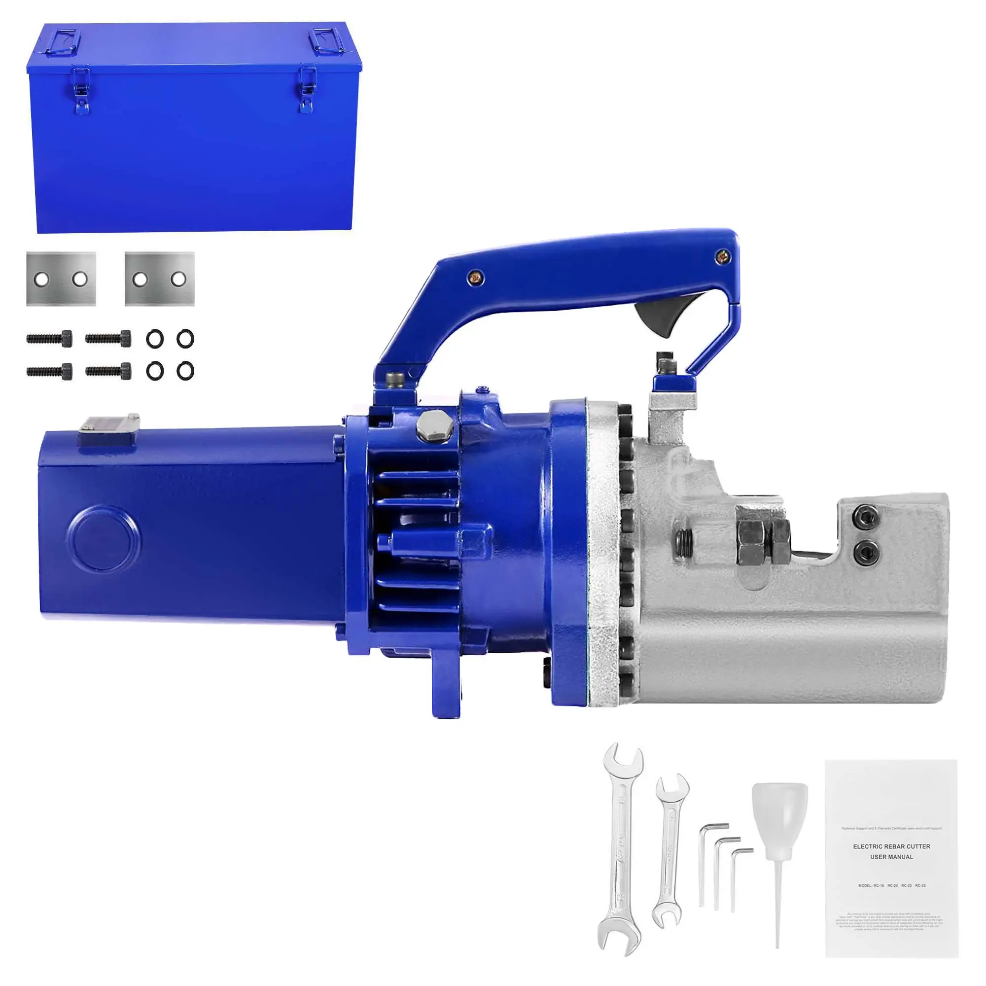 Electric Rebar Cutter, 1700W Portable Electric Hydraulic Rebar Cutter, Cutting up to 1 Inch#8 4-25mm Rebar within 5 Seconds,110V, with Easy to Carry Stainless Box