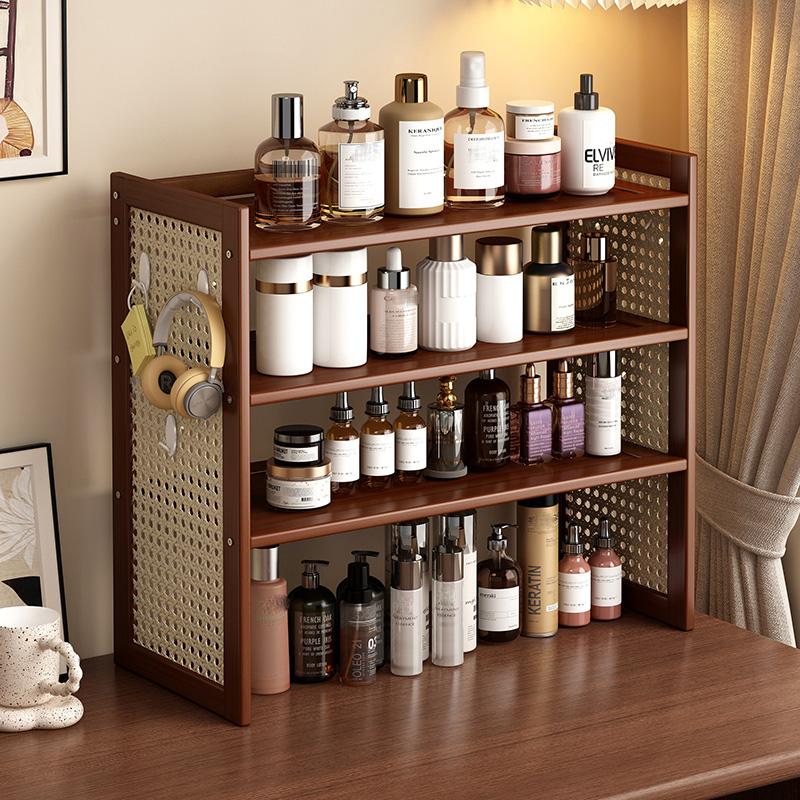 High-Quality Bamboo Storage Rack, Woven Bookshelf & Cup Holder, Modern Bookshelf, Suitable for Living Room, Tea Room, Kitchen, Space-Saving Design