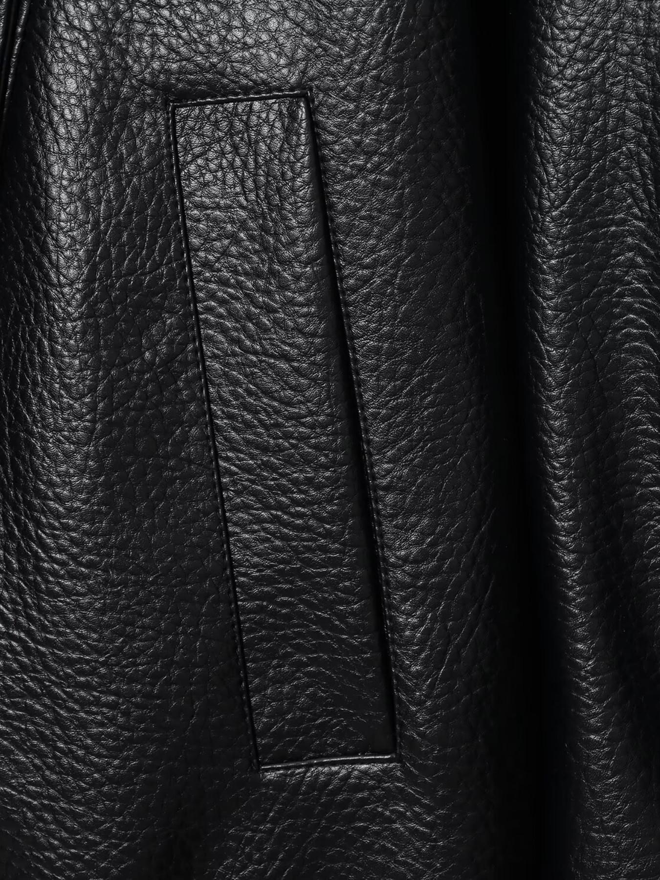 Spring/Autumn New Women's Loose Oversized European And American Style Fashion Minimalist Versatile Jacket Premium Faux Leather Coat Black