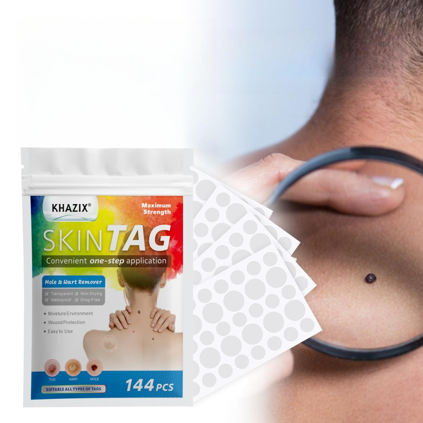 KHAZIX Invisible Ultra-Thin Gentle Care Patches, 144pcs, Drug-Free, Suitable for All Skin Types, Single Item Pack, Made in China, No Flammable Aerosols