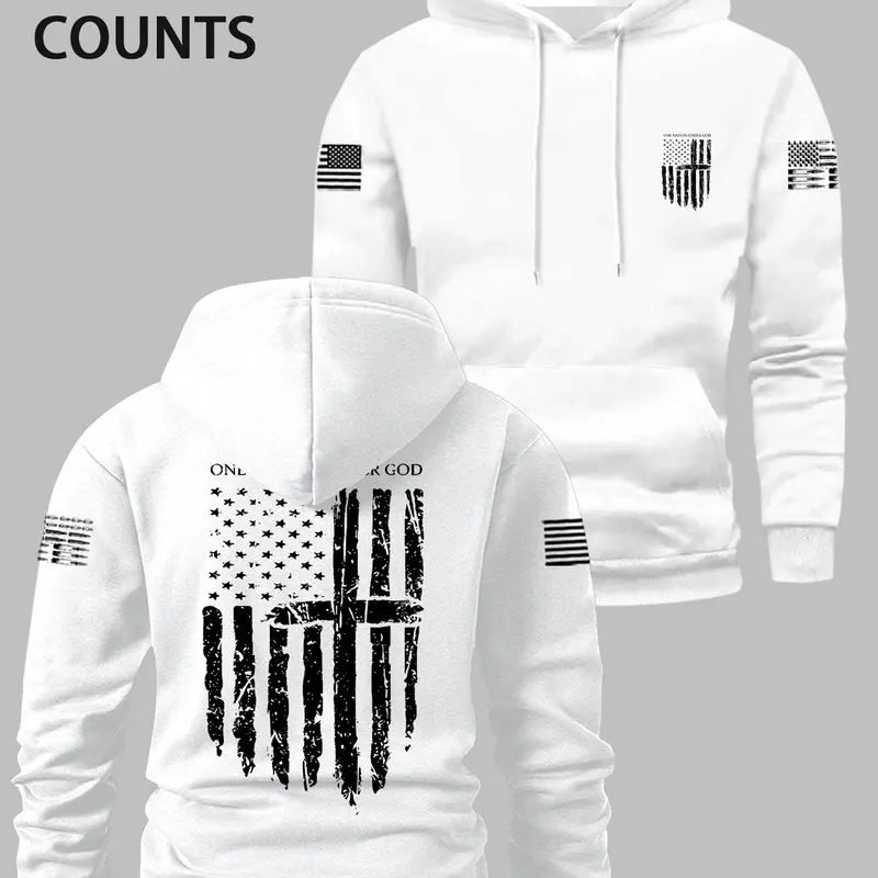 Men's Fall Winter Hoodie Sweatshirts, Hooded Sweatshirts, Casual Fashion Graphic Design Soft Loose Fit Baggy Long Sleeve Pullover, Perfect Gift Idea