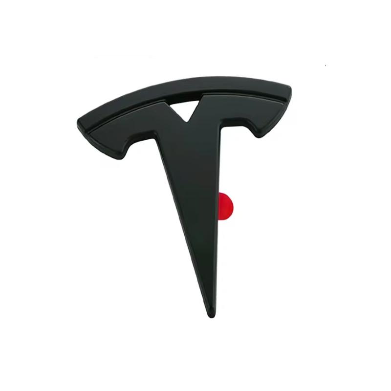 1PCS Car Styling Logo Steering Wheel Center Badge Logo Sticker Decal For Tesla Model 3 Mode S X Model Y Juniper Roadster SpaceX