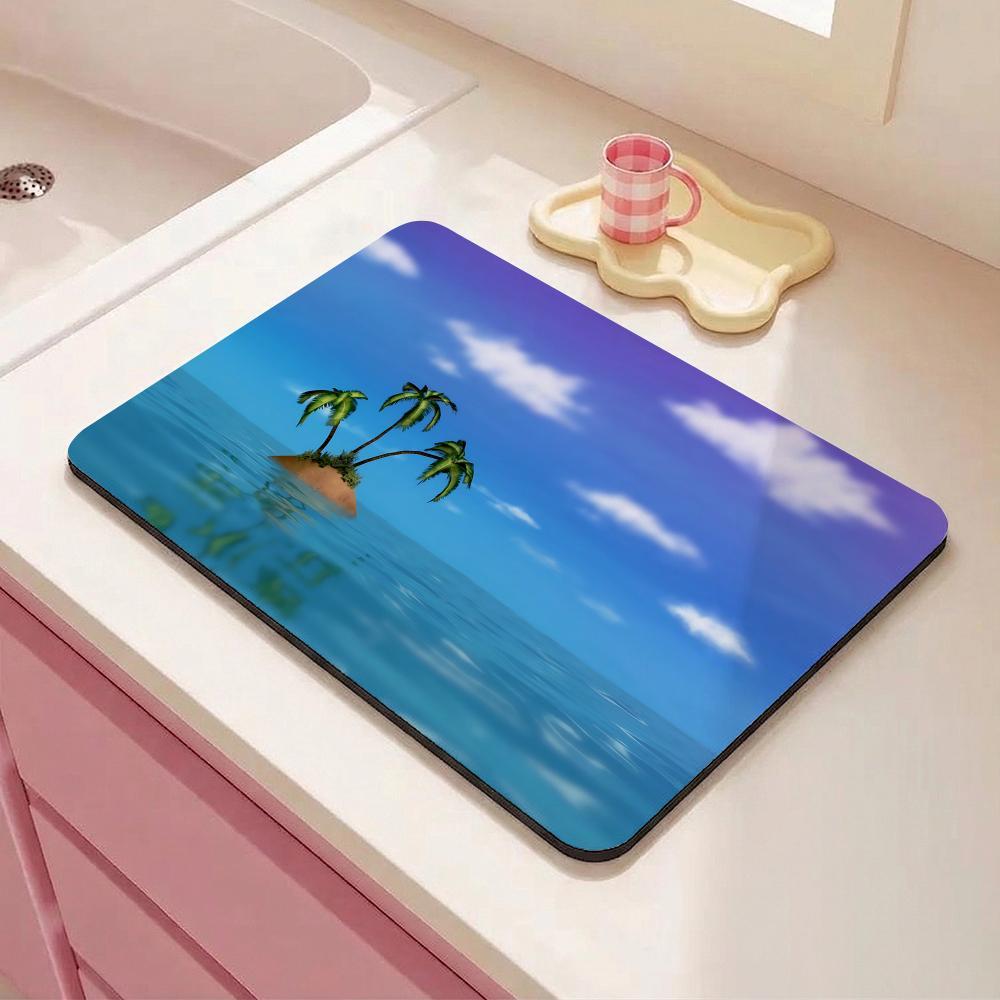 Funny S-SSpongeBob SquarePantsS Floor Mat Eco Friendly Diatomite Antibacterial Odor Resistant Floor Mat Super Absorbent Quick Drying Non Slip Washable Bath Rug for Kitchen Bathroom Shower Home Decor