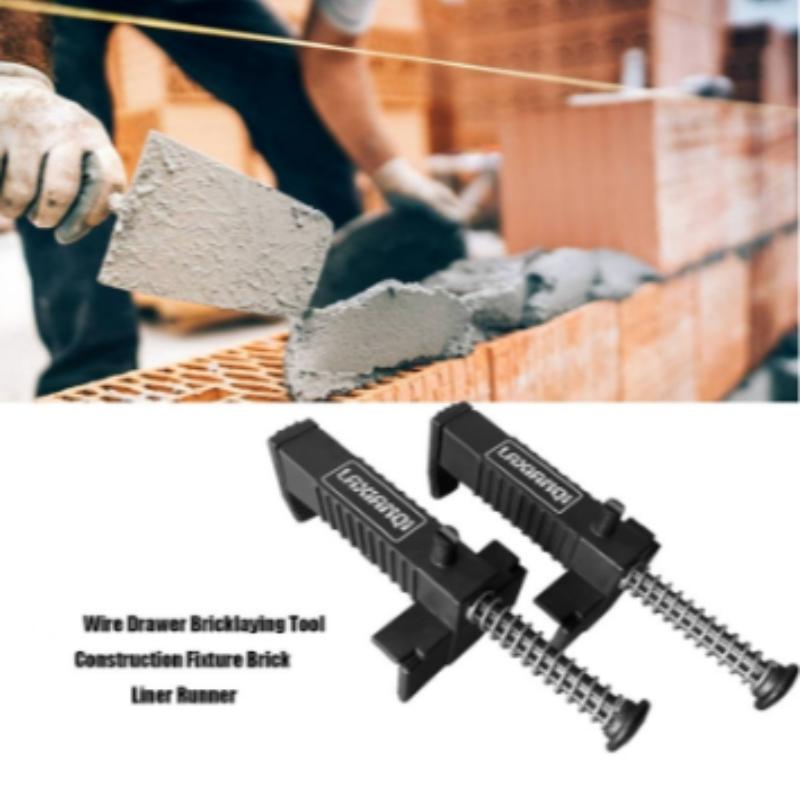 Brick Lining String Line Tool, Adjustable Level Measuring Line Clip for Construction Lighting Fixtures, Drawer Fixed Brick Line Clamp