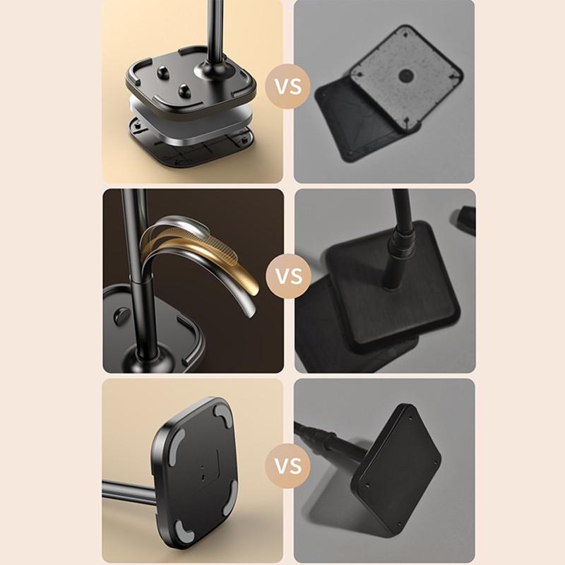 360 Rotating Desktop Phone Holder, Adjustable Live Streaming Stand, Aluminum Alloy Material, Selfie Accessories, Lazy Bracket, Tablet Stand