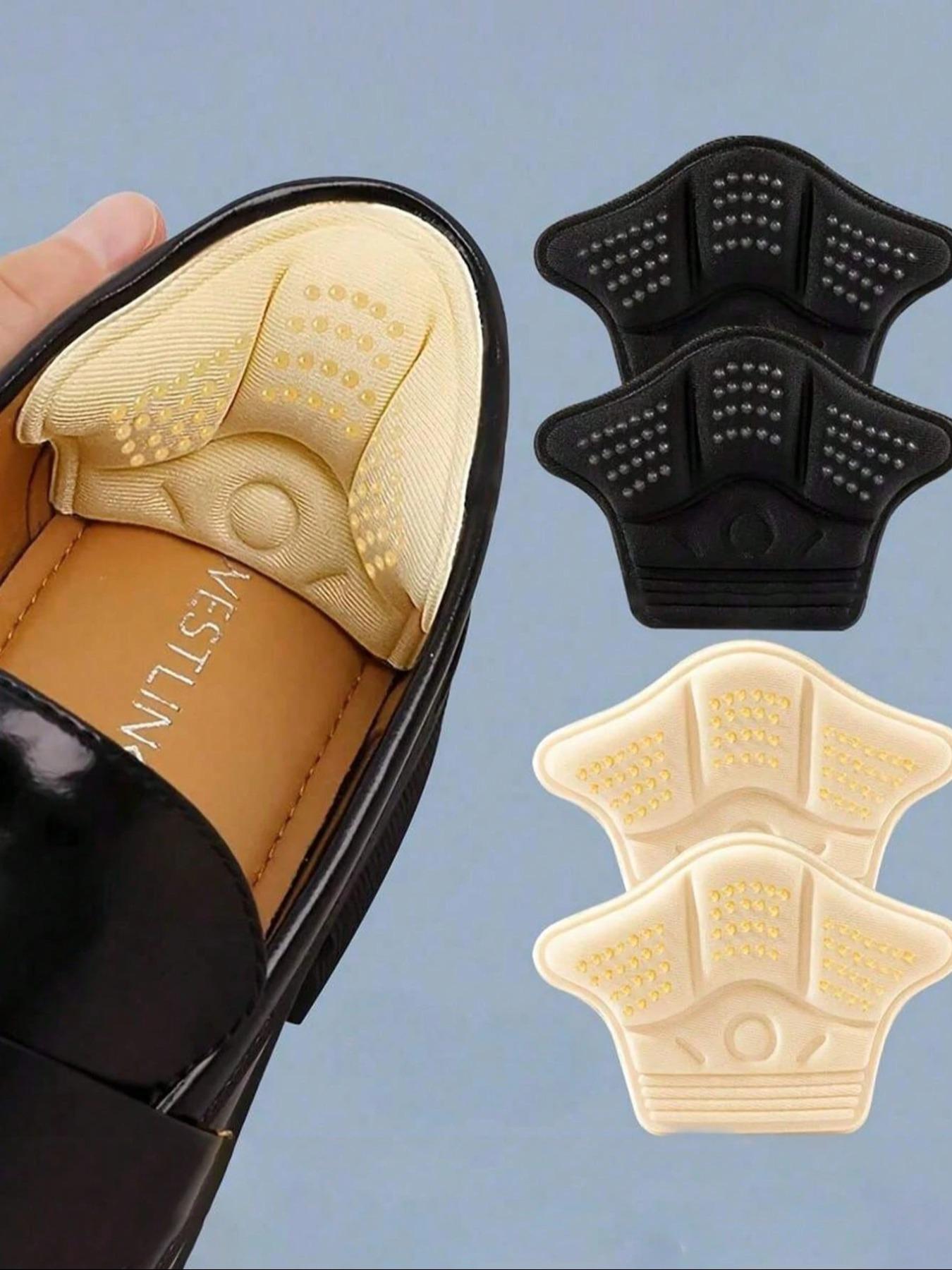 5 Double self-adhesive thickened seaweed shoes, anti-friction after slipping, flexible shoes. Black/rice color movement protects the shoes, rests the shoes. Protective backrest, anti-slip cover, closure option, clear design. Shoes, spring/summer selection