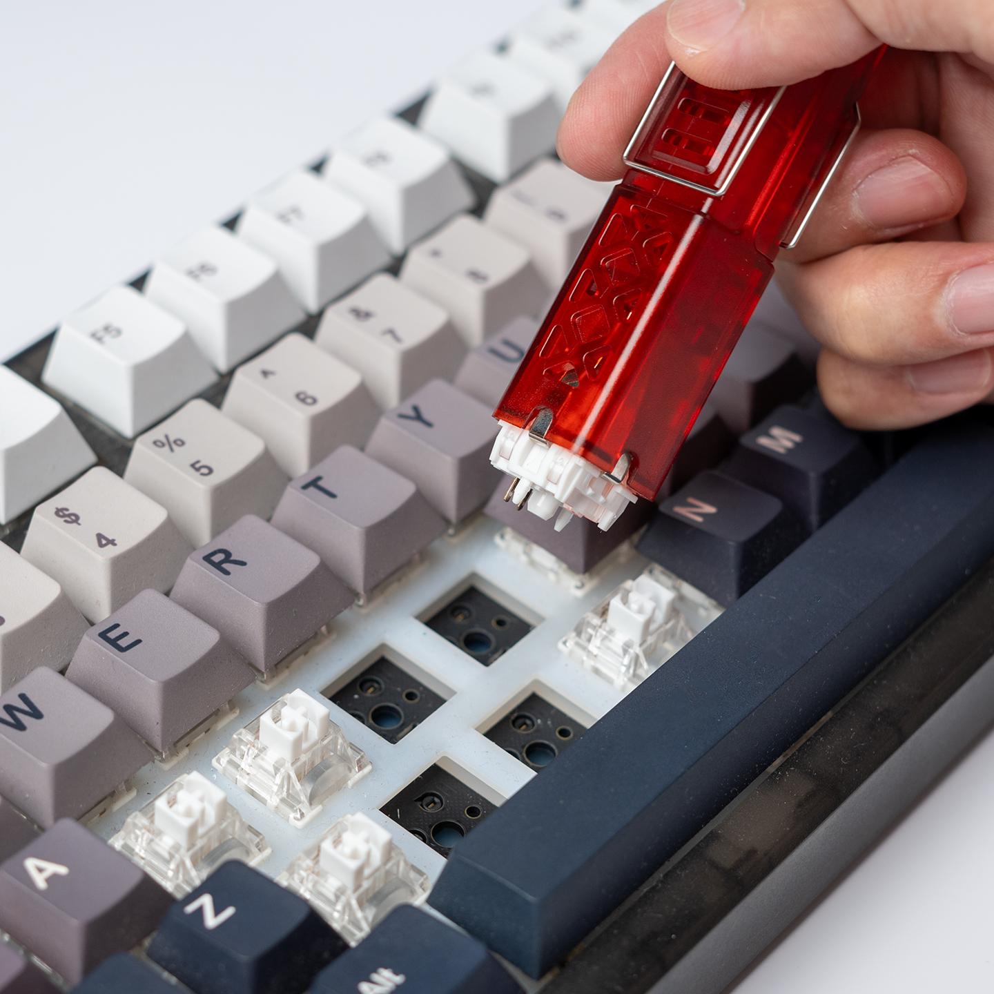 Switch puller, keycaps puller, 2-in-1 mechanical keyboard, hot swappable key cap, shaft body switch, cleaning and dismantling tool, Keyboard Maintenance