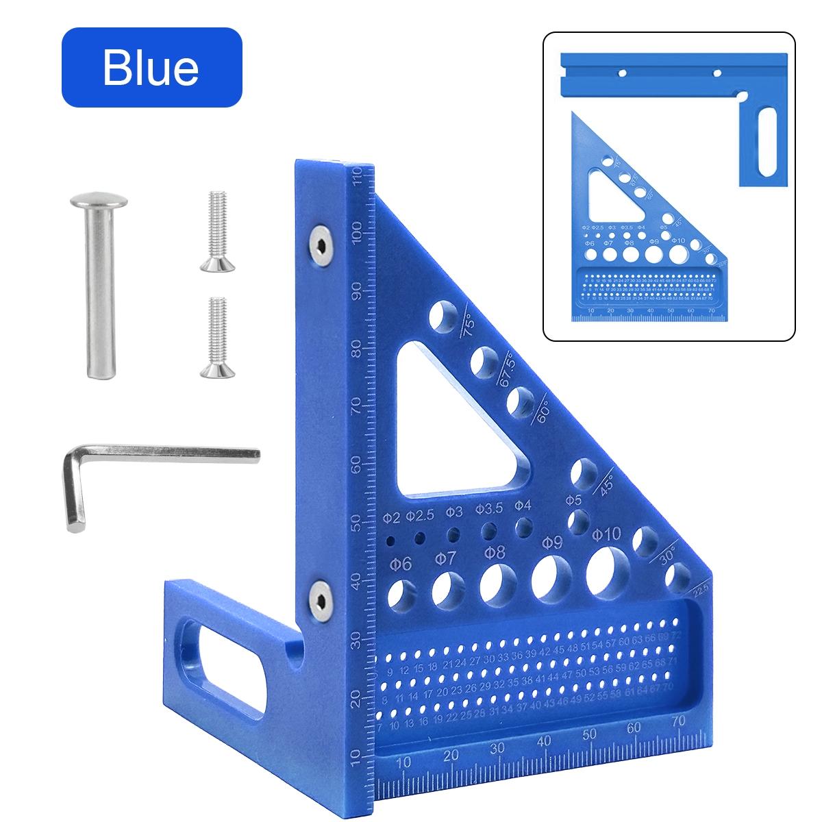 Multifunctional Woodworking Angle Adjustment Ruler, Measuring, Positioning, Drilling, Marking, Essential Tool for Beginners