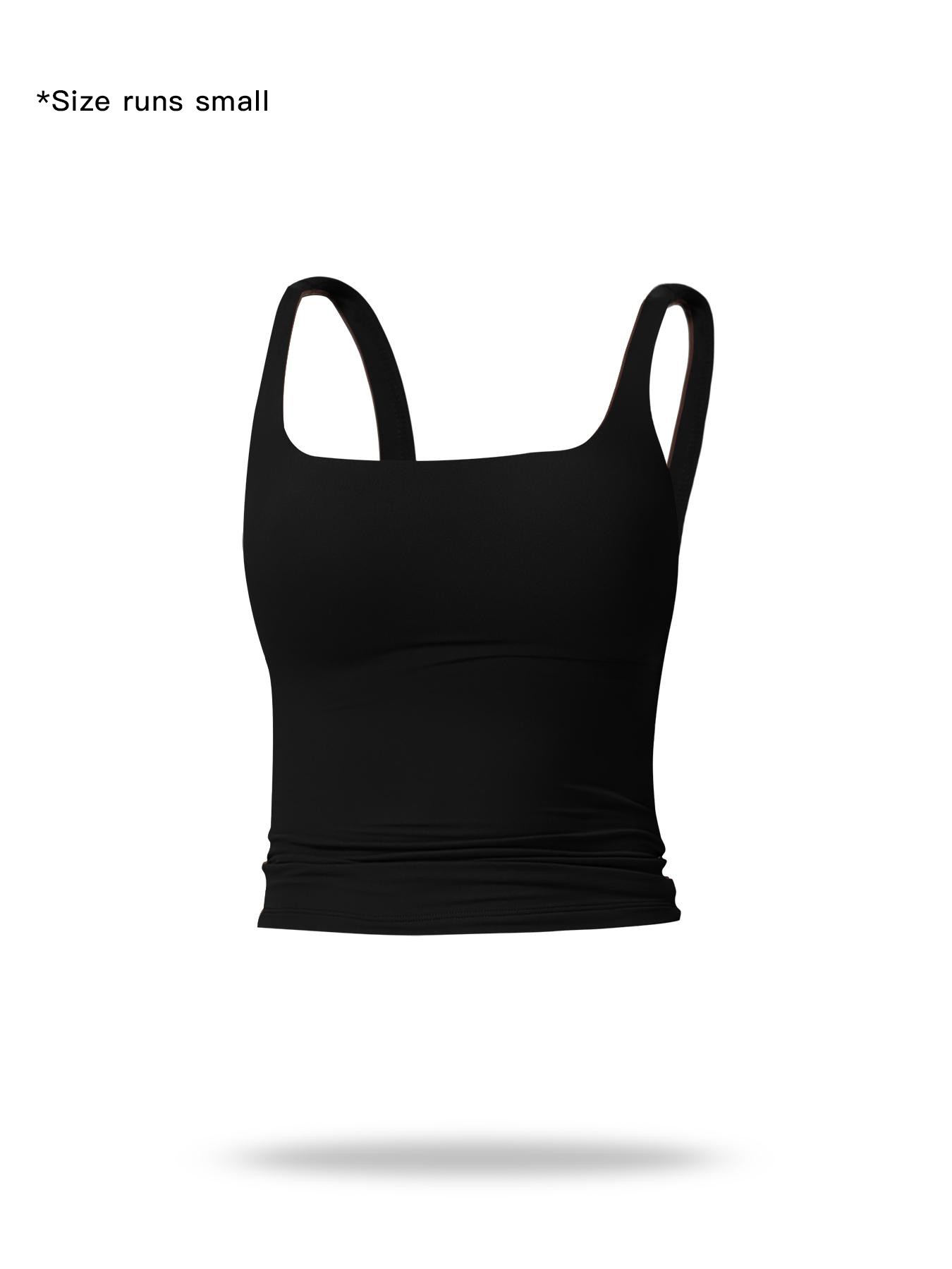 Women's Solid Color Sports Tank Top, Tight Sports Vest, Casual Comfy Breathable Sleeveless Sports Top for Yoga Gym Workout Running, Ladies Sportswear for All Seasons Women's Solid Color Sports Tank Top, Tight Sports Vest, Casual Comfy Breathable Sleeveless Sports Top for Yoga Gym Workout Running, Ladies Sportswear for All Seasons